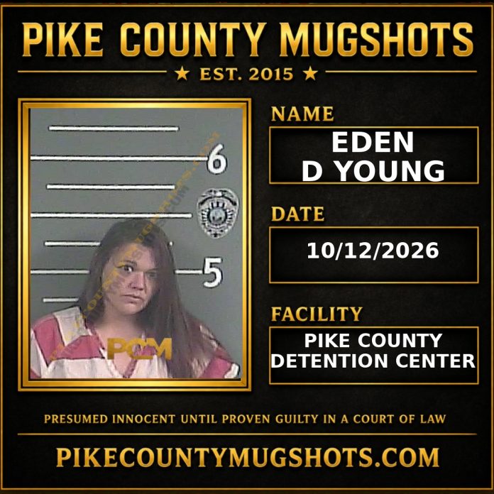 EDEN D YOUNG Pike County Kentucky arrest booking