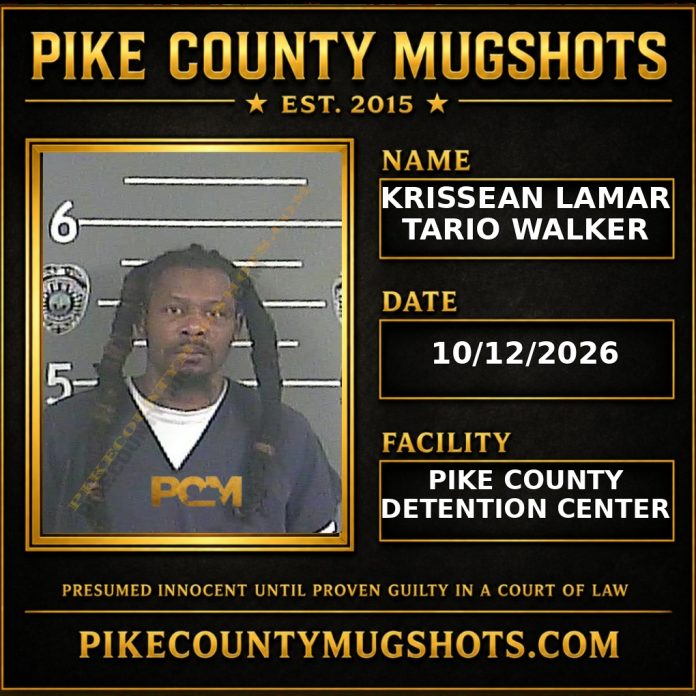 KRISSEAN LAMAR TARIO WALKER Pike County Kentucky arrest booking