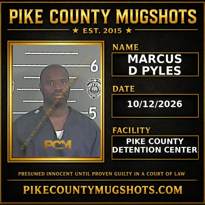 MARCUS D PYLES Pike County Kentucky arrest booking
