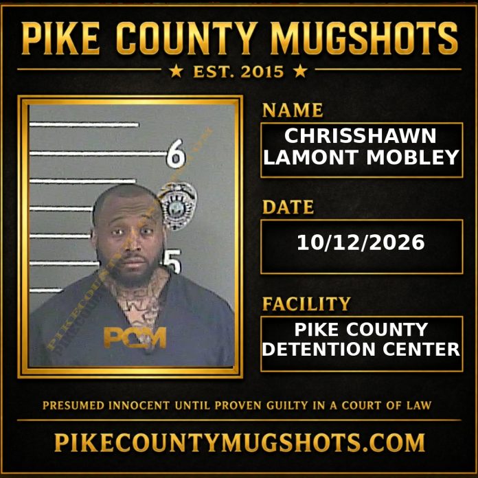 CHRISSHAWN LAMONT MOBLEY Pike County Kentucky arrest booking