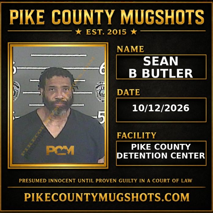 SEAN B BUTLER Pike County Kentucky arrest booking