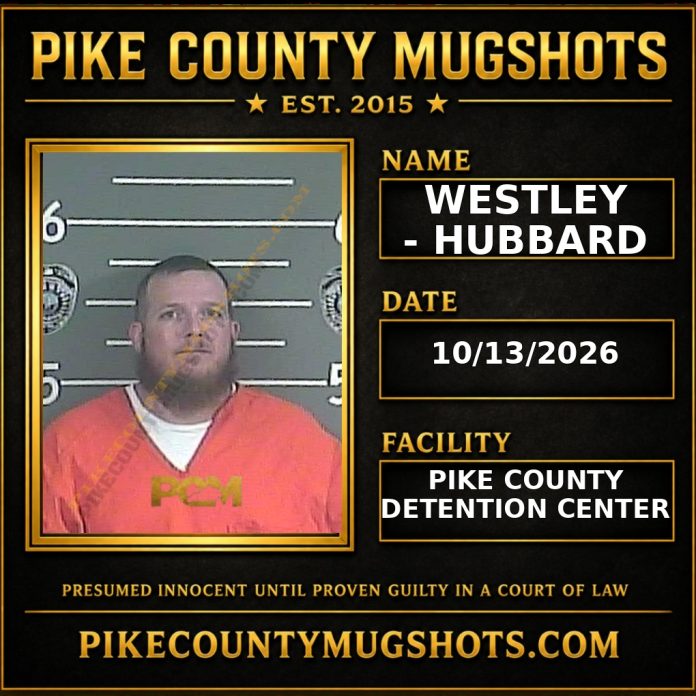 WESTLEY - HUBBARD Pike County Kentucky arrest booking