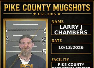 LARRY J CHAMBERS Pike County Kentucky arrest booking