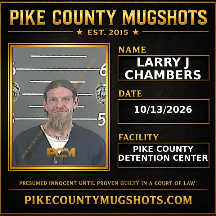 LARRY J CHAMBERS Pike County Kentucky arrest booking