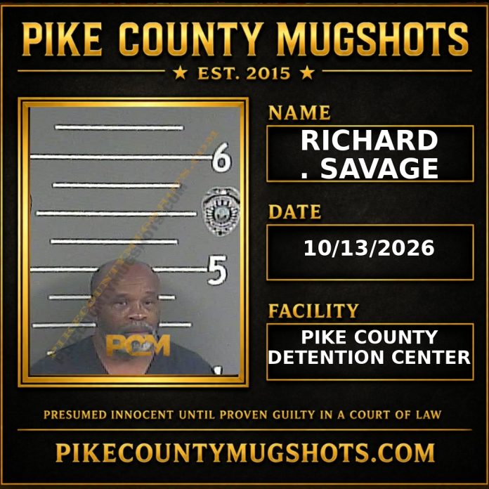 RICHARD . SAVAGE Pike County Kentucky arrest booking