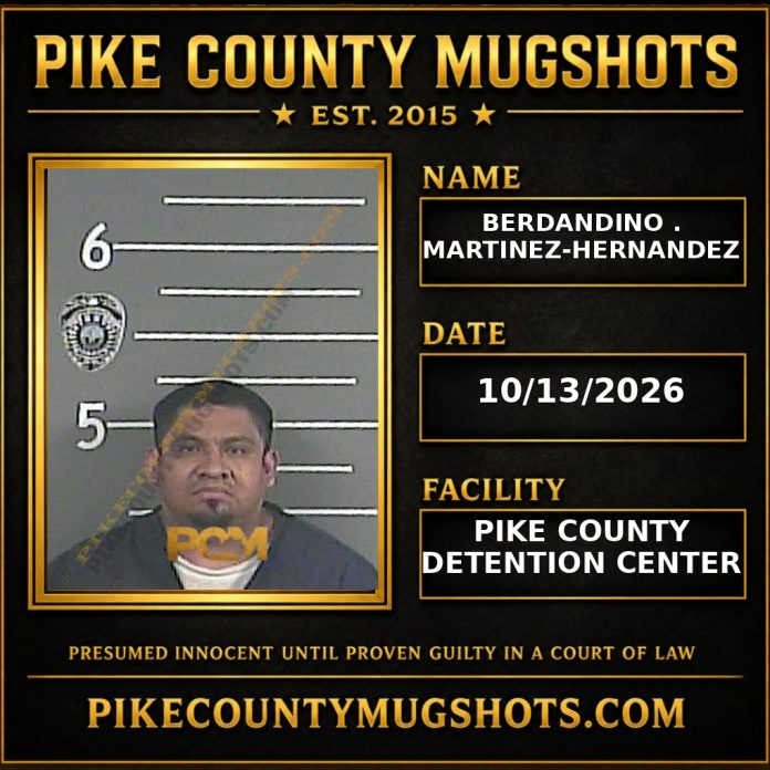 BERDANDINO . MARTINEZ-HERNANDEZ BERDANDINO . MARTINEZ-HERNANDEZ Pike County Kentucky arrest booking