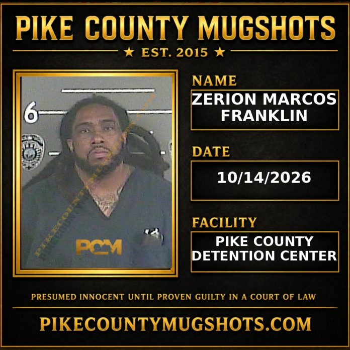 ZERION MARCOS FRANKLIN Pike County Kentucky arrest booking