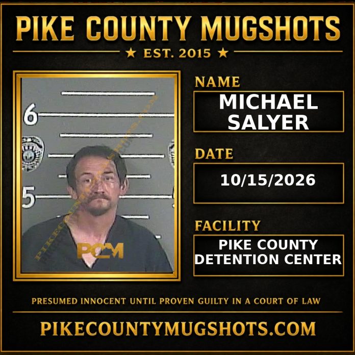MICHAEL SALYER Pike County Kentucky arrest booking