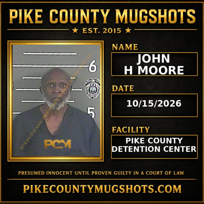 JOHN H MOORE Pike County Kentucky arrest booking