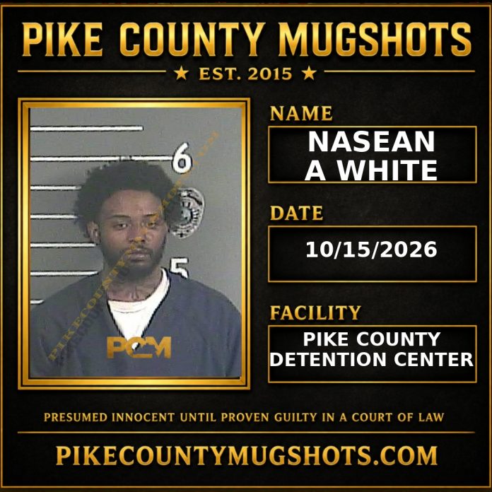 NASEAN A WHITE Pike County Kentucky arrest booking