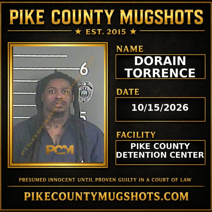 DORAIN TORRENCE Pike County Kentucky arrest booking