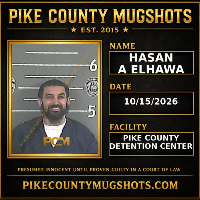 HASAN A ELHAWA Pike County Kentucky arrest booking