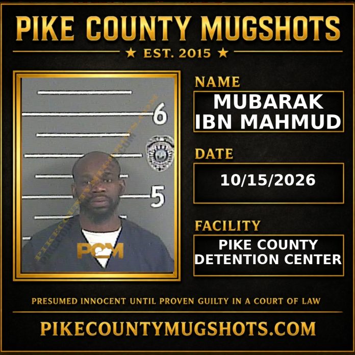 MUBARAK IBN MAHMUD Pike County Kentucky arrest booking