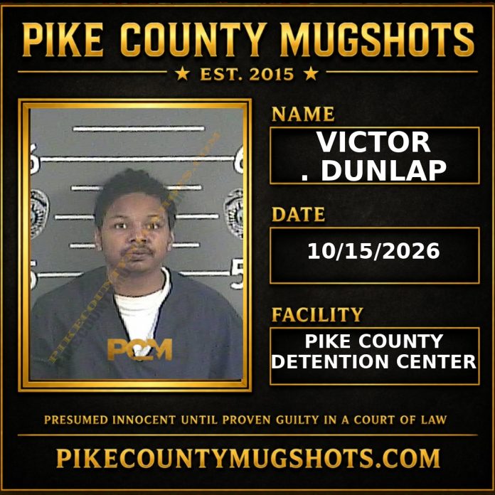 VICTOR . DUNLAP Pike County Kentucky arrest booking