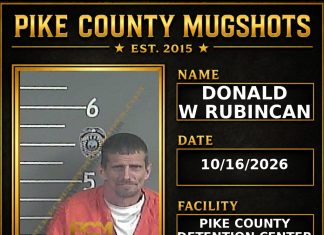 DONALD W RUBINCAN Pike County Kentucky arrest booking