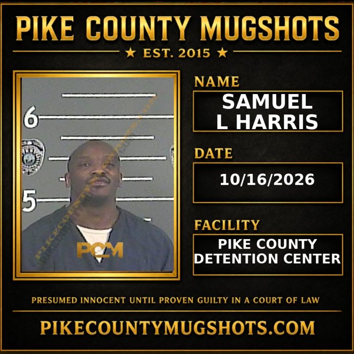 SAMUEL L HARRIS Pike County Kentucky arrest booking