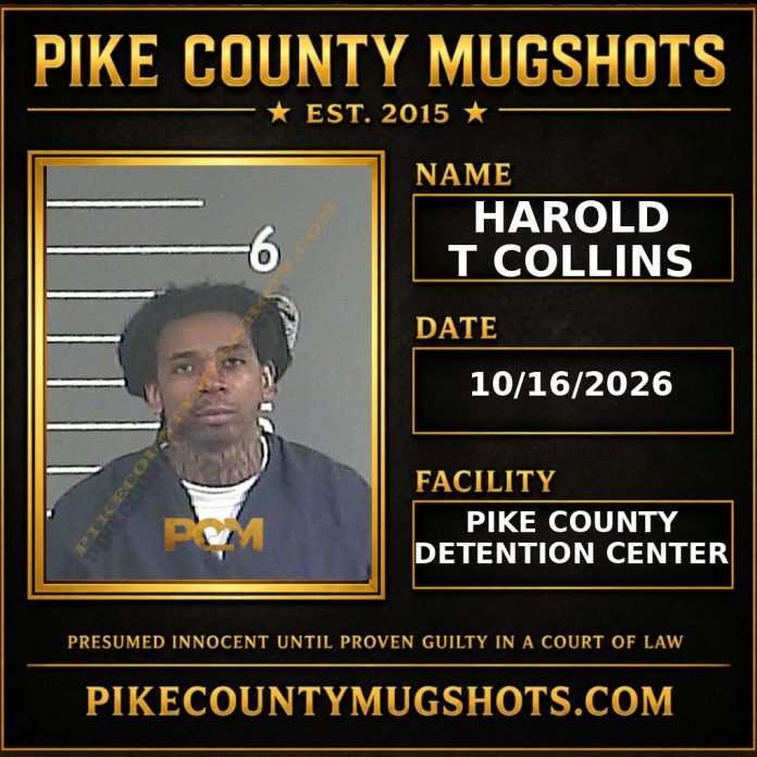 HAROLD T COLLINS Pike County Kentucky arrest booking