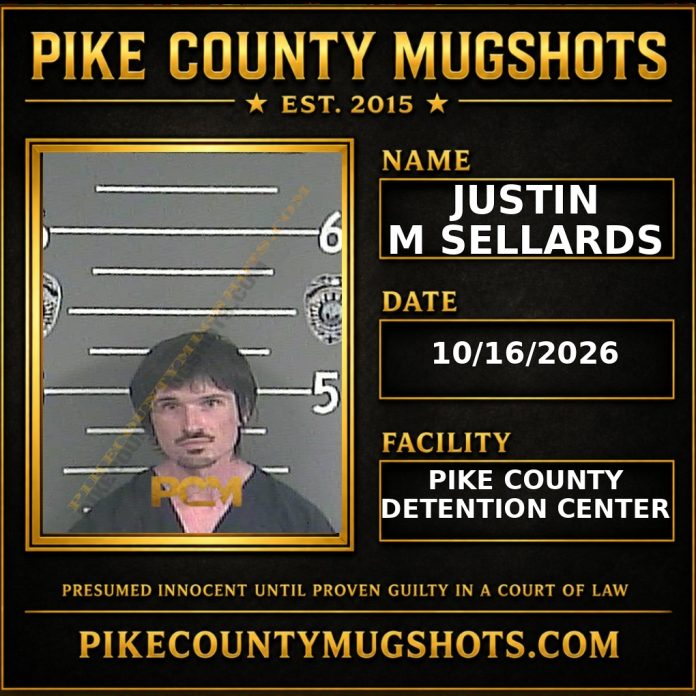 JUSTIN M SELLARDS JUSTIN M SELLARDS Pike County Kentucky arrest booking