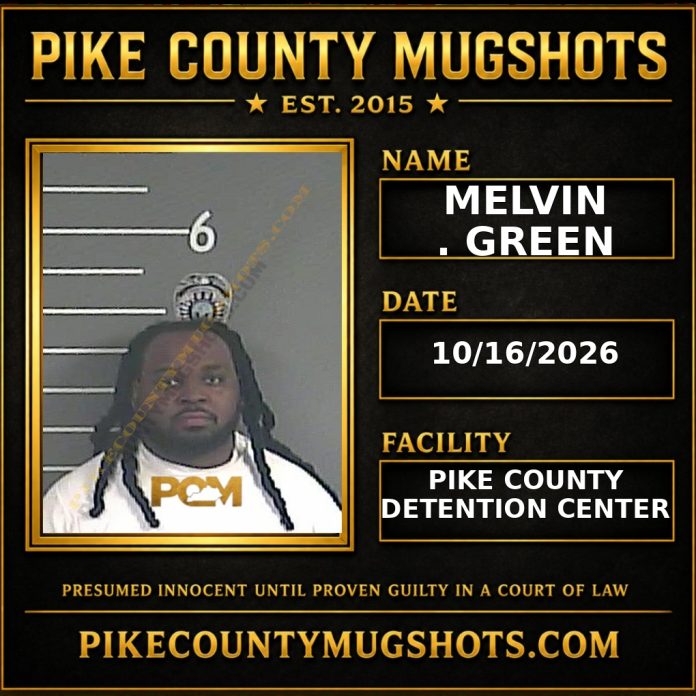 MELVIN . GREEN Pike County Kentucky arrest booking