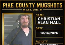 CHRISTIAN ALAN HALL Pike County Kentucky arrest booking