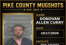 DONOVAN ALLEN CURRY Pike County Kentucky arrest booking