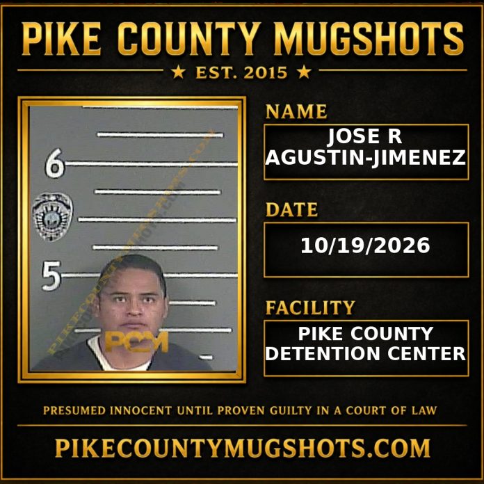 JOSE R AGUSTIN-JIMENEZ Pike County Kentucky arrest booking