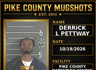 DERRICK L PETTWAY Pike County Kentucky arrest booking