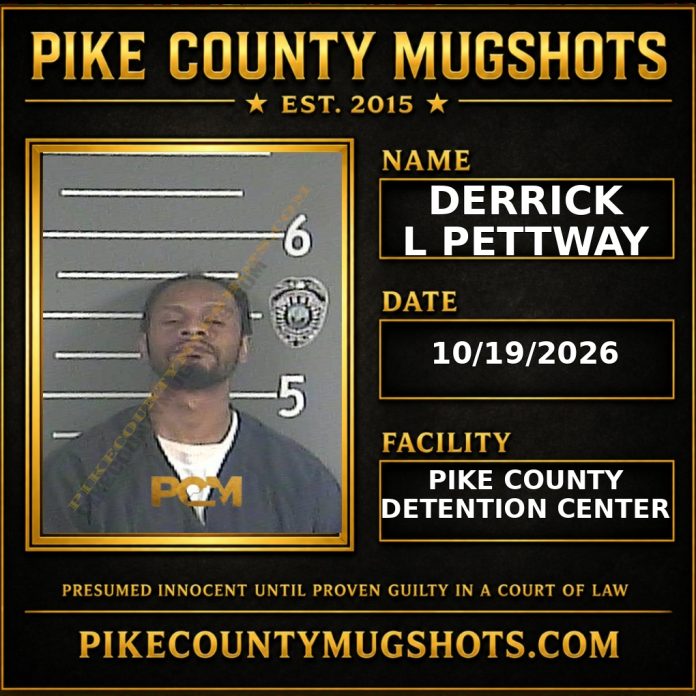 DERRICK L PETTWAY Pike County Kentucky arrest booking