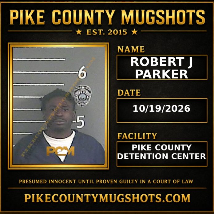 ROBERT J PARKER Pike County Kentucky arrest booking