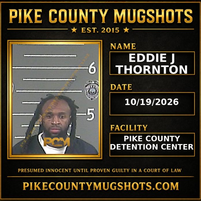 EDDIE J THORNTON Pike County Kentucky arrest booking