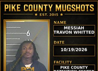MESSIAH TRAVON WHITTED Pike County Kentucky arrest booking