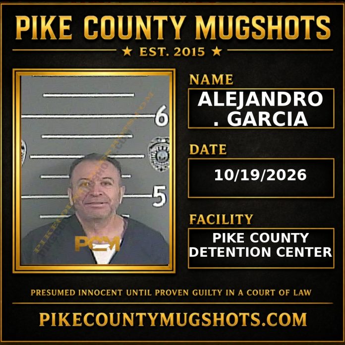 ALEJANDRO . GARCIA Pike County Kentucky arrest booking
