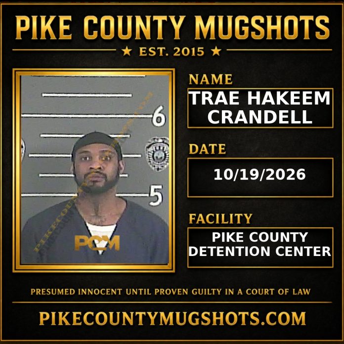 TRAE HAKEEM CRANDELL Pike County Kentucky arrest booking