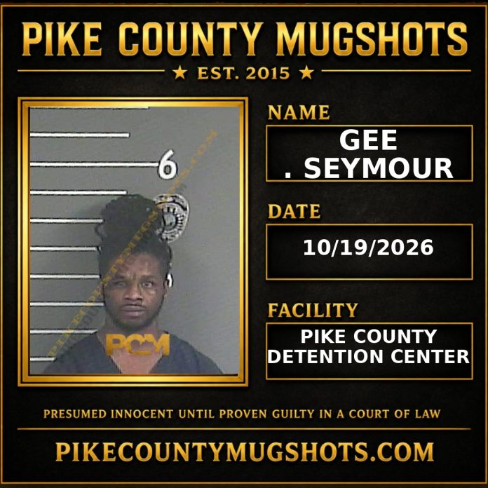 GEE . SEYMOUR Pike County Kentucky arrest booking