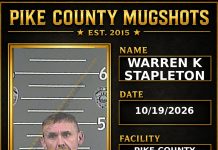WARREN K STAPLETON Pike County Kentucky arrest booking