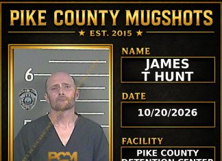 JAMES T HUNT Pike County Kentucky arrest booking