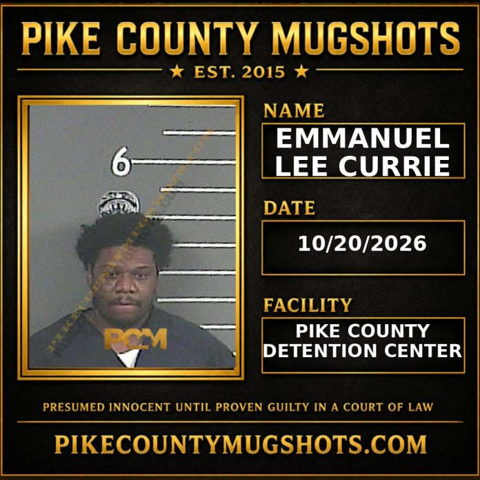 EMMANUEL LEE CURRIE Pike County Kentucky arrest booking