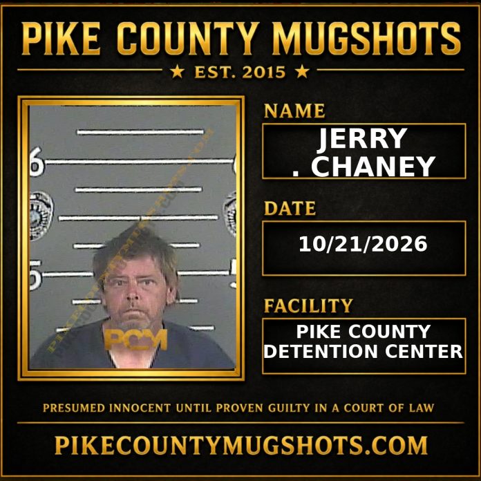 JERRY . CHANEY Pike County Kentucky arrest booking