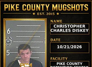 CHRISTOPHER CHARLES DISKEY Pike County Kentucky arrest booking