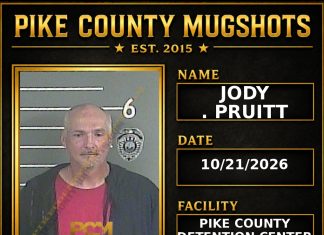 JODY . PRUITT Arrest Booking in Pike County Kentucky JODY . PRUITT Pike County Kentucky arrest booking