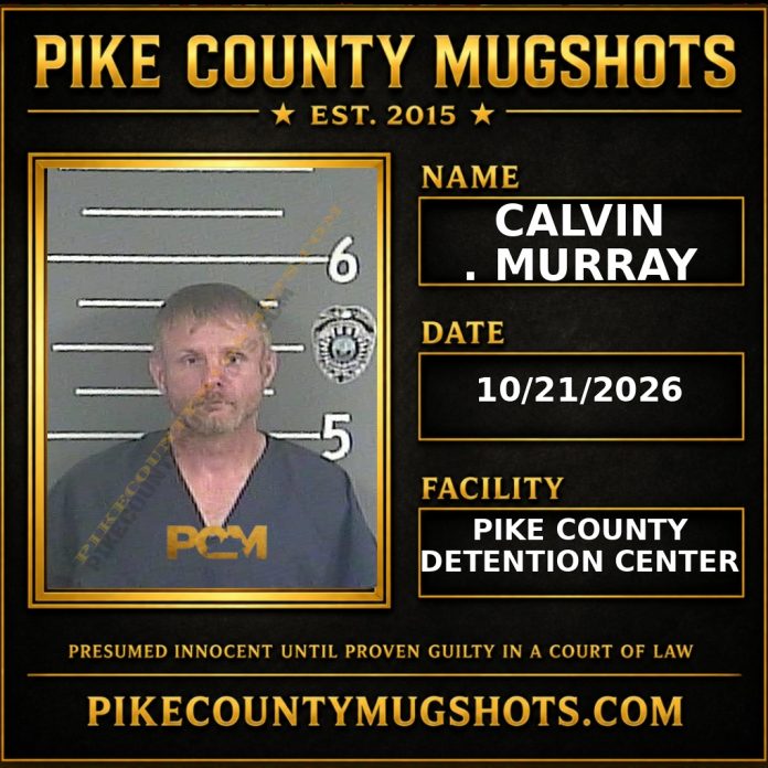 CALVIN . MURRAY Pike County Kentucky arrest booking