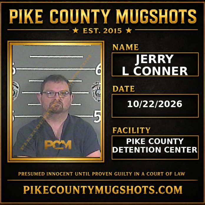 JERRY L CONNER Pike County Kentucky arrest booking