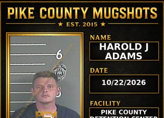 HAROLD J ADAMS Pike County Kentucky arrest booking