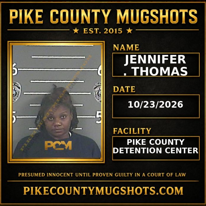 JENNIFER . THOMAS Pike County Kentucky arrest booking