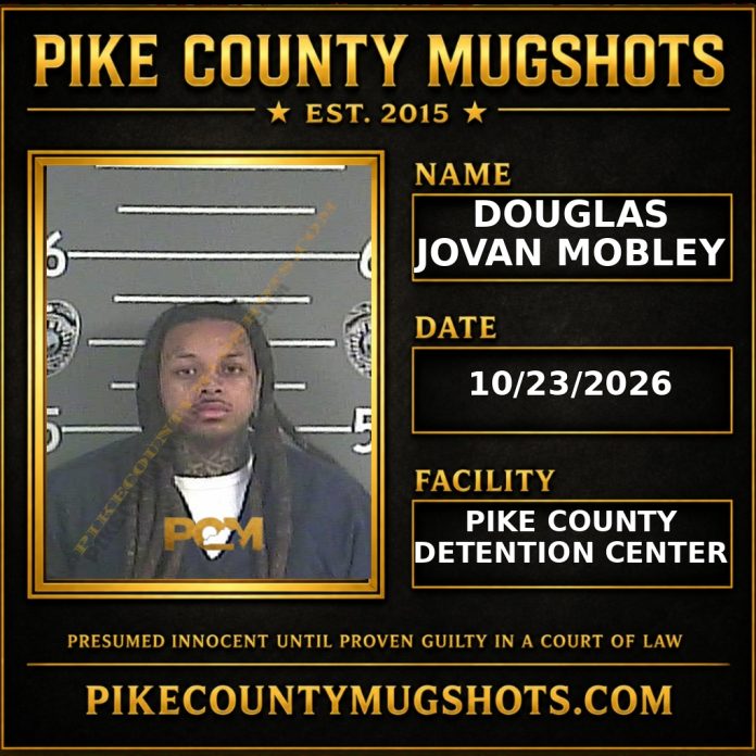 DOUGLAS JOVAN MOBLEY Pike County Kentucky arrest booking