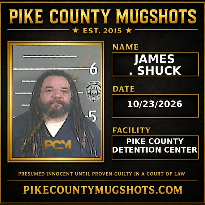 JAMES . SHUCK Pike County Kentucky arrest booking