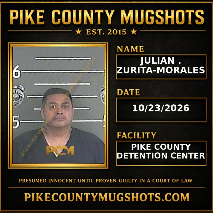 JULIAN . ZURITA-MORALES Pike County Kentucky arrest booking