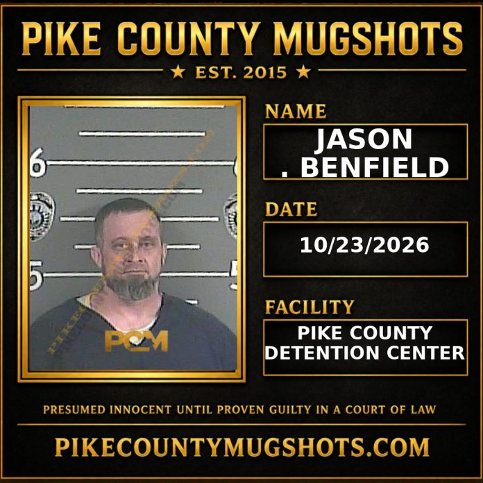 JASON . BENFIELD Pike County Kentucky arrest booking