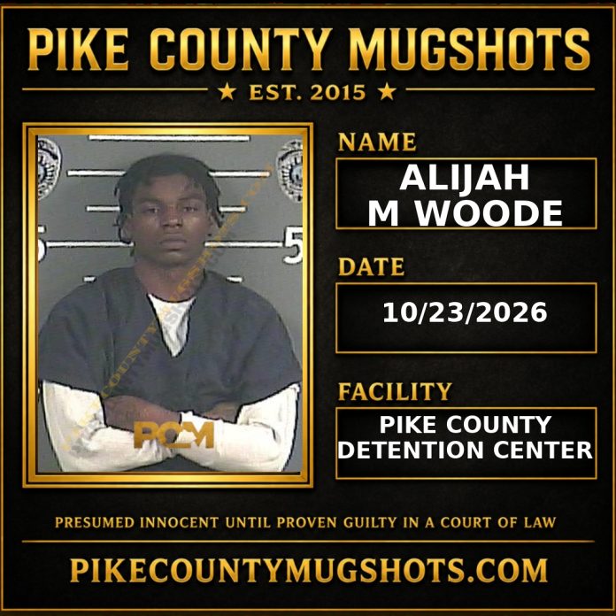 ALIJAH M WOODE Pike County Kentucky arrest booking