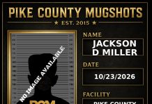 JACKSON D MILLER Pike County Kentucky arrest booking